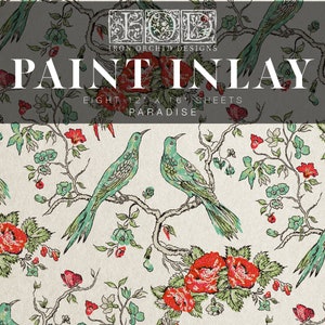 IOD Paint Inlay Paradise by Iron Orchid Designs Paradice