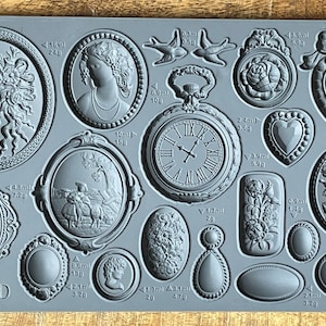 Molde decorativo IOD para camafeos de Iron Orchid Designs