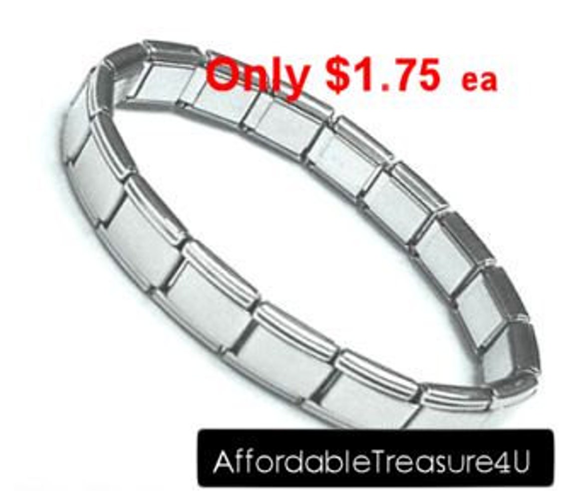 Bulk LOT of 50 Italian Charm Starter Bracelets 9mm Stainless Etsy
