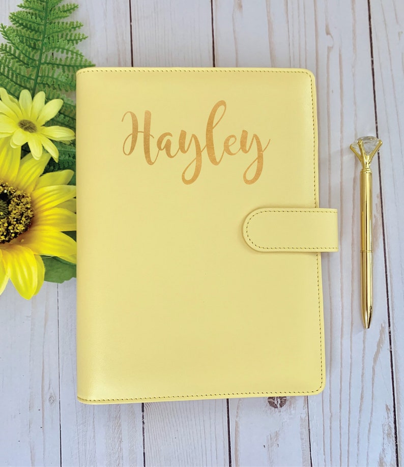 EMPTY CUSTOMIZED 6 Ring A5 Binder Planner Journal Recipe Etsy