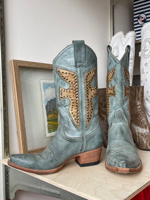 Frye Daisy Cowboy Boots - image 1