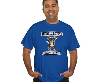 Chihuahua Toughness Graphic Tee | Dog lover T-shirt