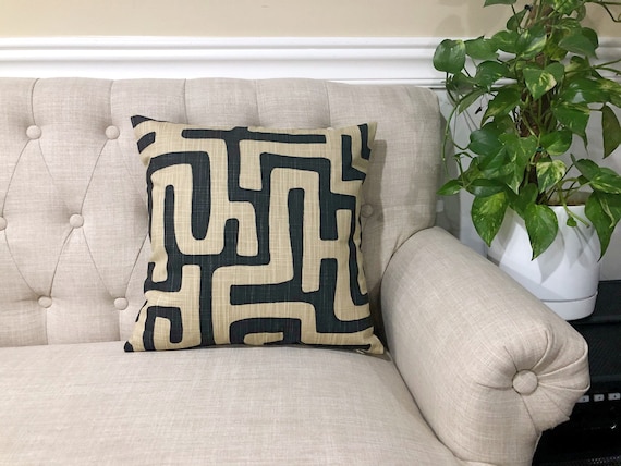 Black and tan pillow covers online
