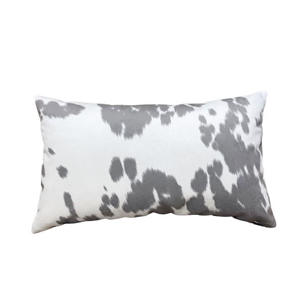 Cowhide Pillow Etsy