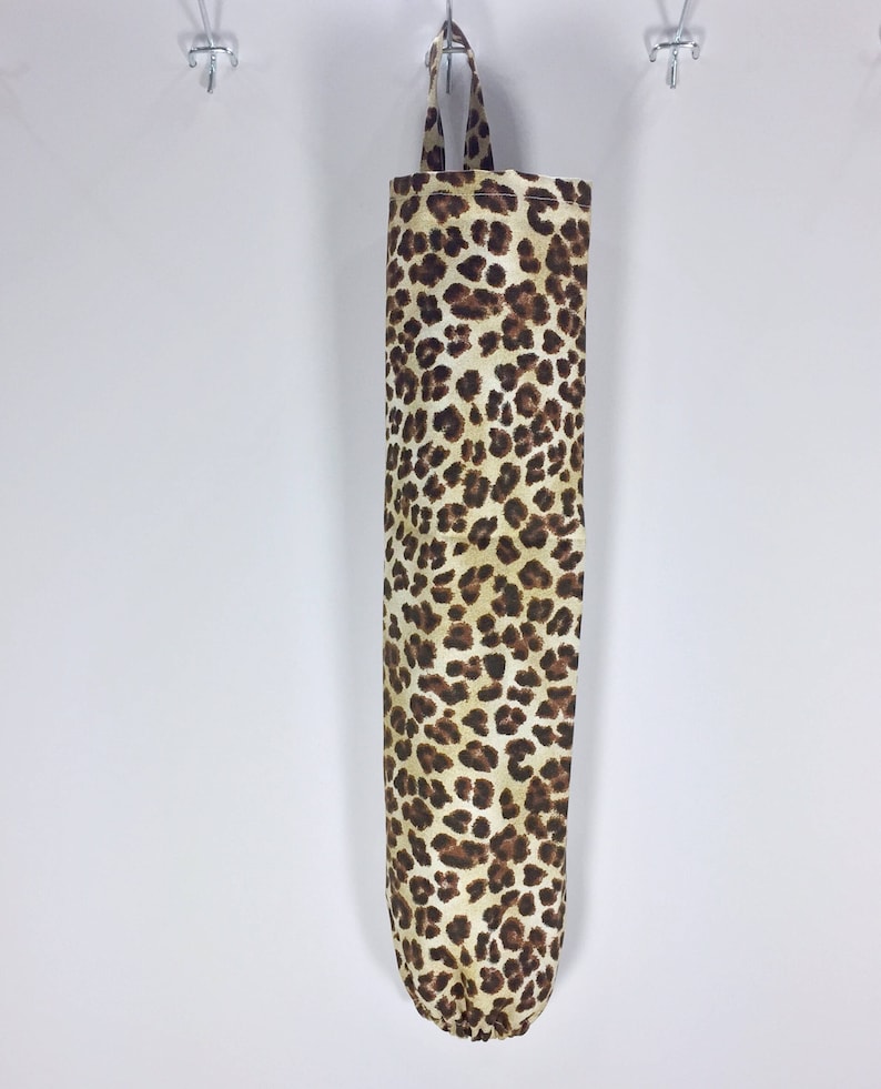Animal Print Plastic Bag Holder Grocery Bag Holder Recycling Etsy