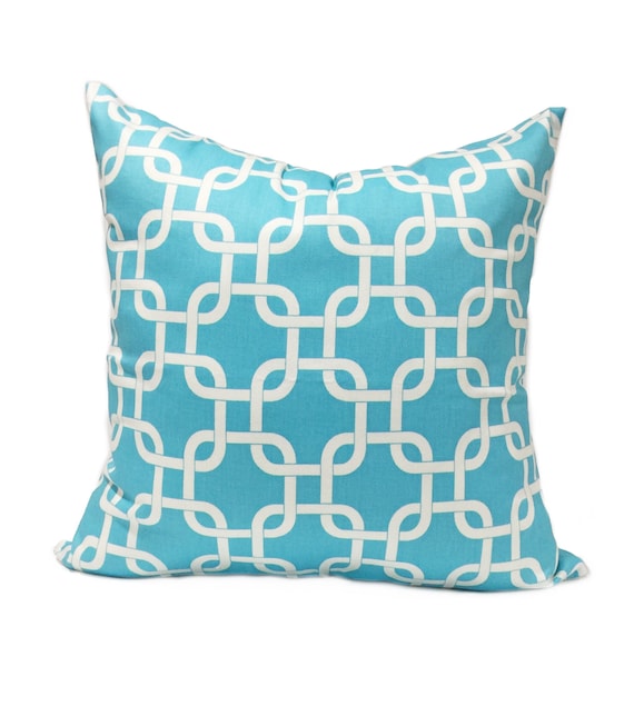 Lime Green Gotcha Chain Link Pillow Cover Handmade 10 x 15