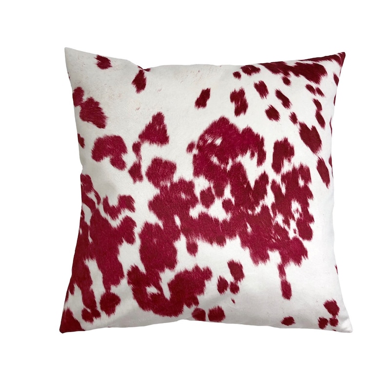 Faux CowHide Pillow Cover Udder Madness Cow Euro Sham Etsy