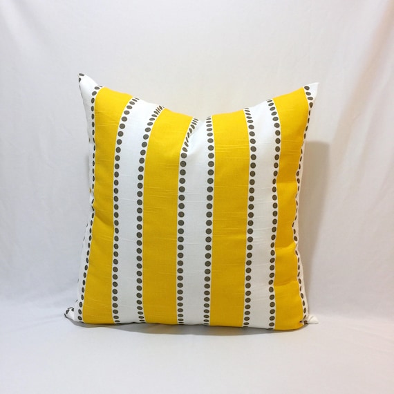 Gray Lulu Storm Corn Yellow Twill Throw Pillow Cover Grey Lumbar Pillowcase