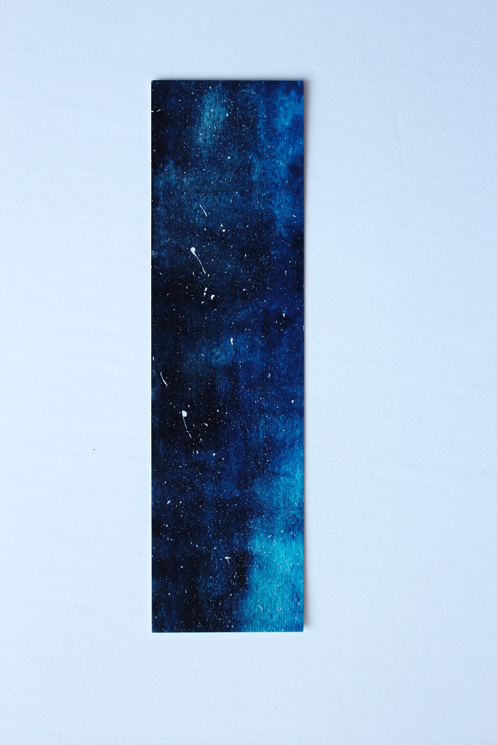 Blue Galaxy Bookmark - Etsy