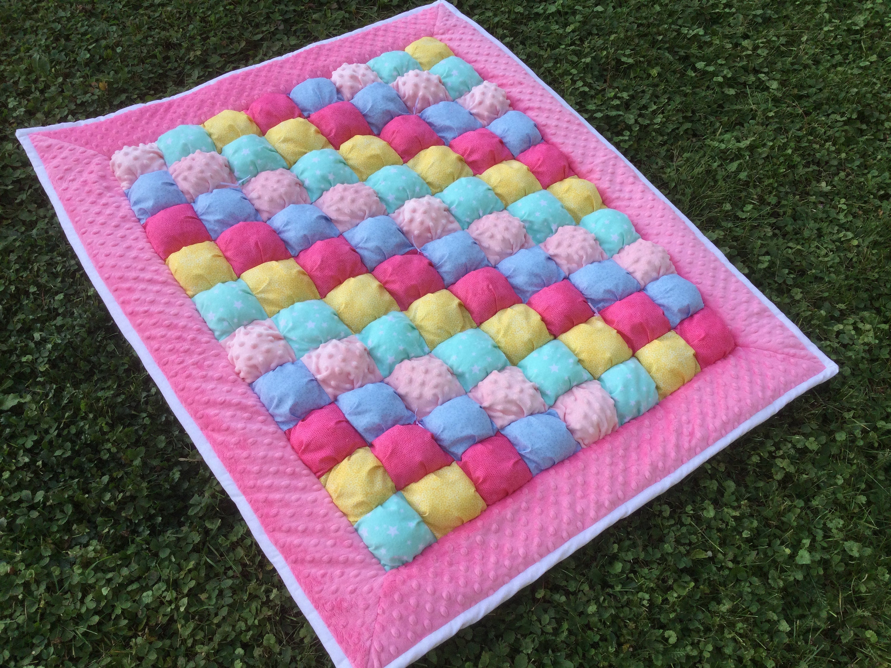 Baby puff blanket hotsell