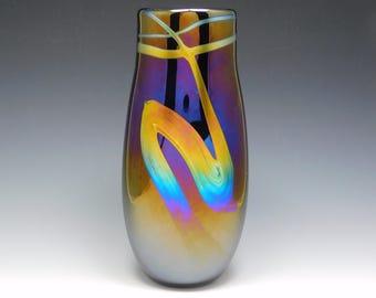 Steuben Glass Basket Shaped Bowl #8079 Donald Pollard Circa 1957