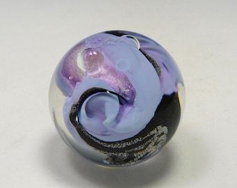 Miniatur Dichroic Glas Briefbeschwerer von Elaine Hyde