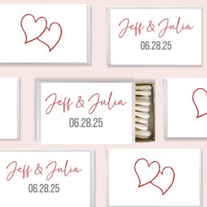 Custom Matchboxes, Custom Matchbox Label for Wedding Favor, Personalized Matches for Wedding Souvenirs, Matchbox Template, Instant Download