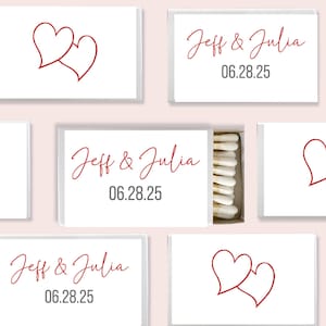 Custom Matchboxes, Custom Matchbox Label for Wedding Favor, Personalized Matches for Wedding Souvenirs, Matchbox Template, Instant Download
