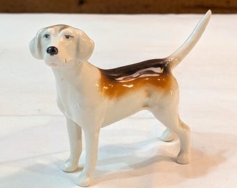 Vintage Figurine Porcelain Hunting Hound Beswick England – 1960s