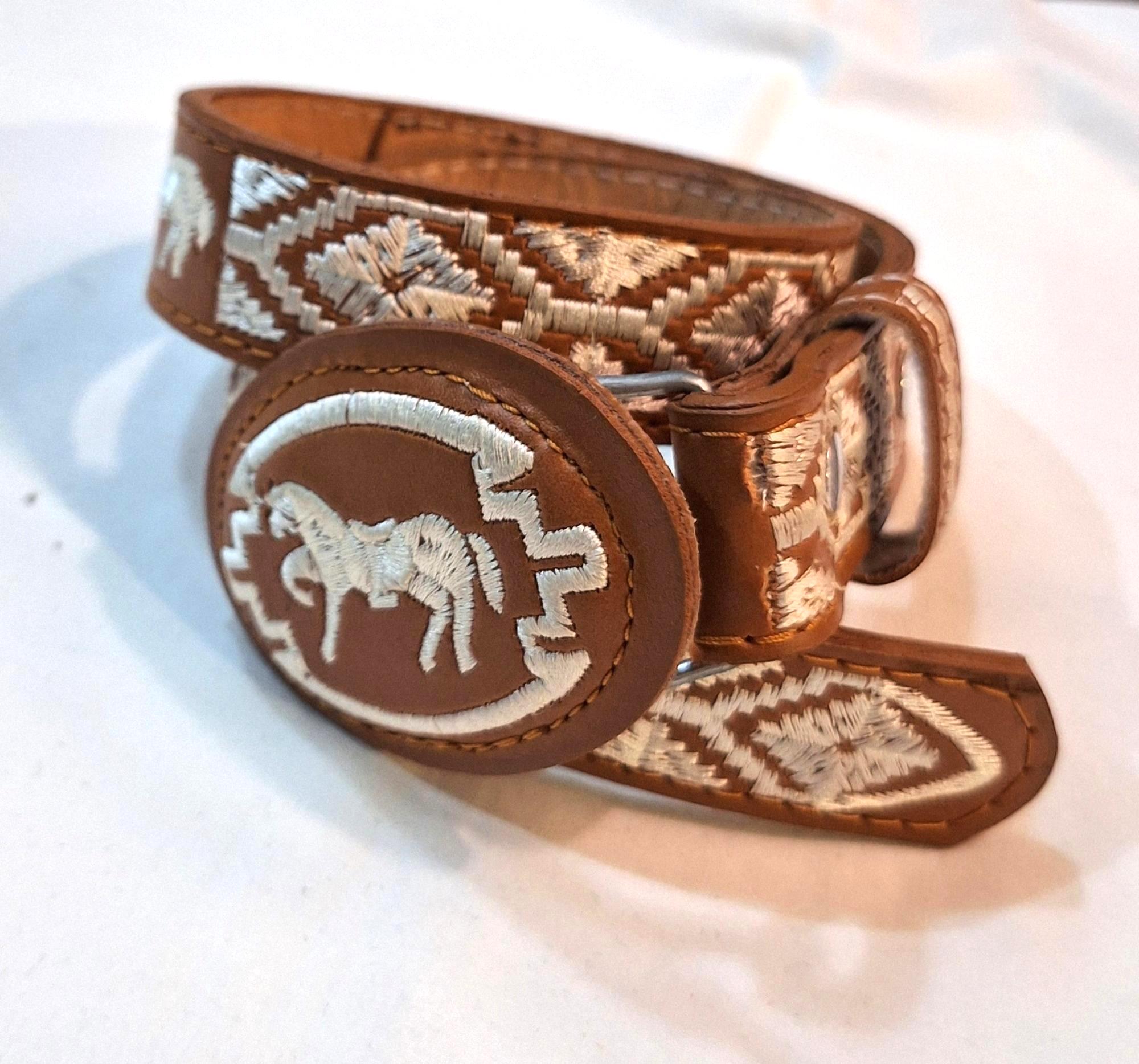 Vintage Leather Belt Child display picture 3