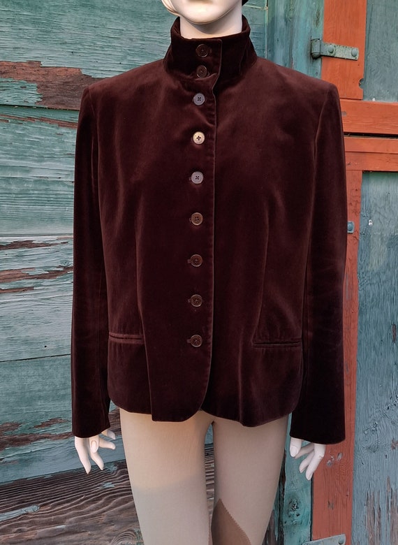 Vintage Jacket Brown Velvet Country Squire Ralph L