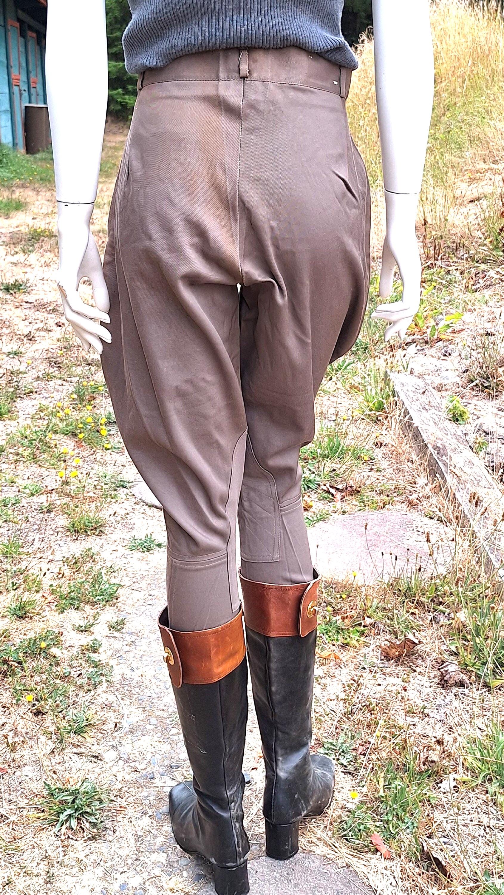 Culotte D'équitation Vintage - Cordon Fouet - Sur Mesure Années 1940 - Taille 39, WWII (occasion)