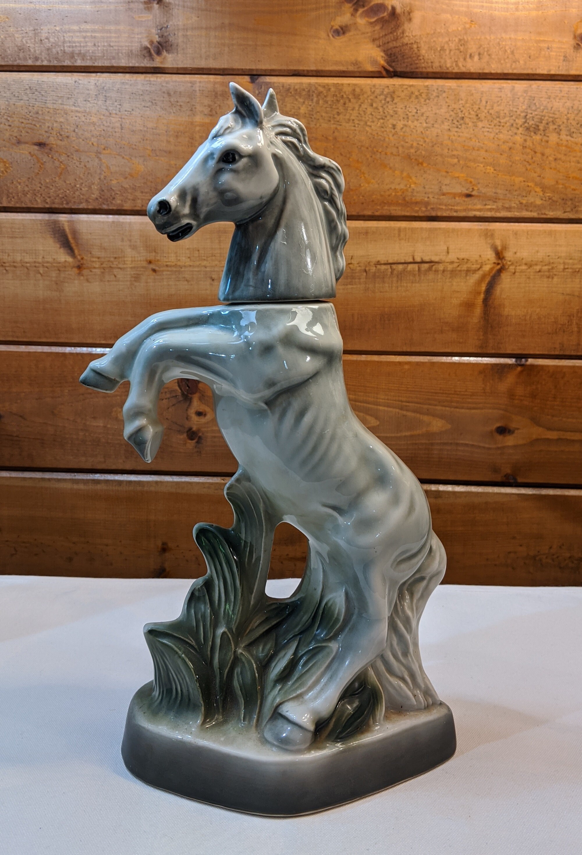 Vintage Jim Beam Whiskey Decanter Rearing Horse 1962