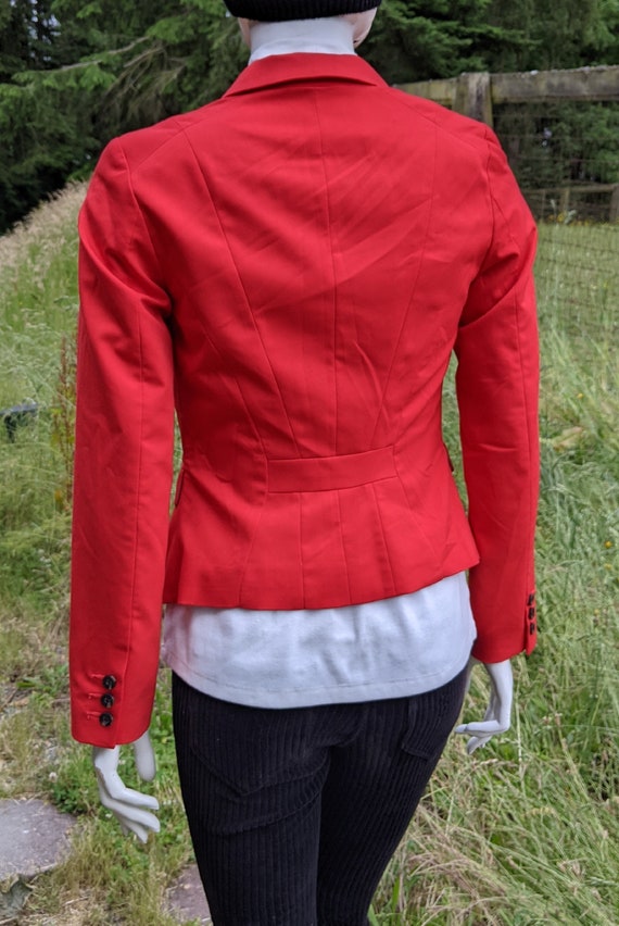 Vintage Cropped Jacket Hunt Club Red – 1990s - image 5