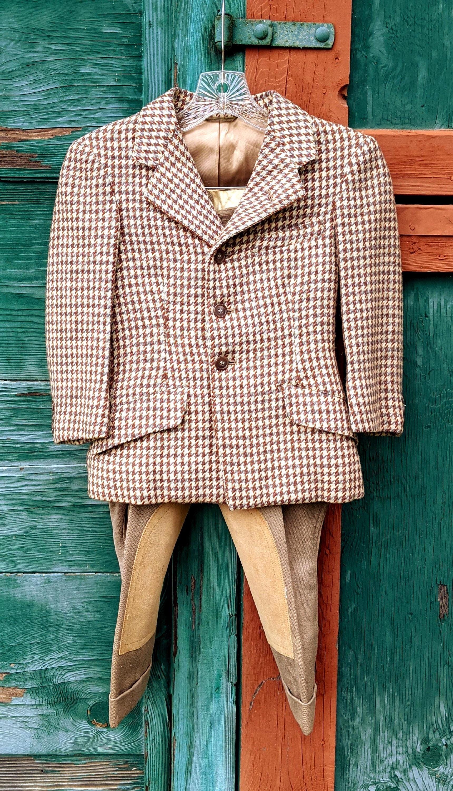 Vintage Riding Suit Youth Jacket & Breeches Brittany Apparel - 1950S