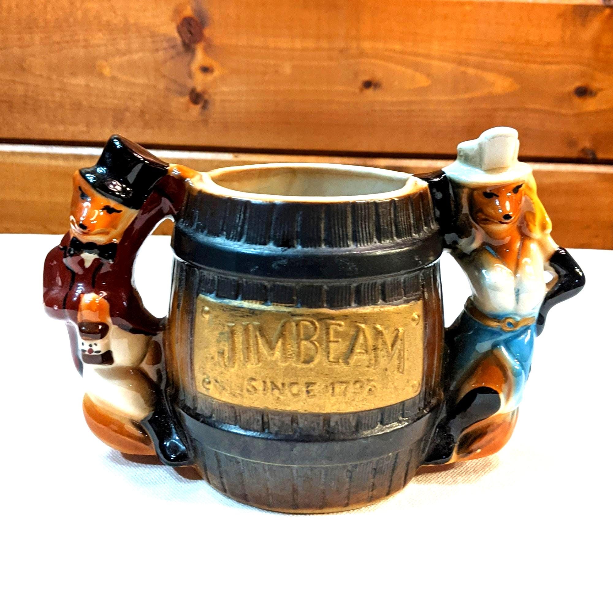Vintage Mug Jim Beam Annual Convention Collectible Foxes and
