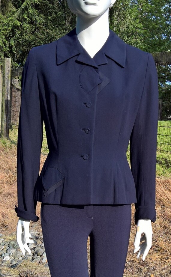 Vintage Ladies Riding Jacket 1940s Cropped Blum St