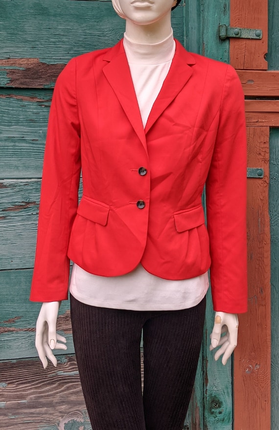 Vintage Cropped Jacket Hunt Club Red – 1990s