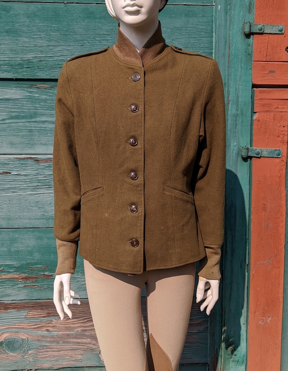 Vintage Field Jacket WWII Military Women’s -1940s