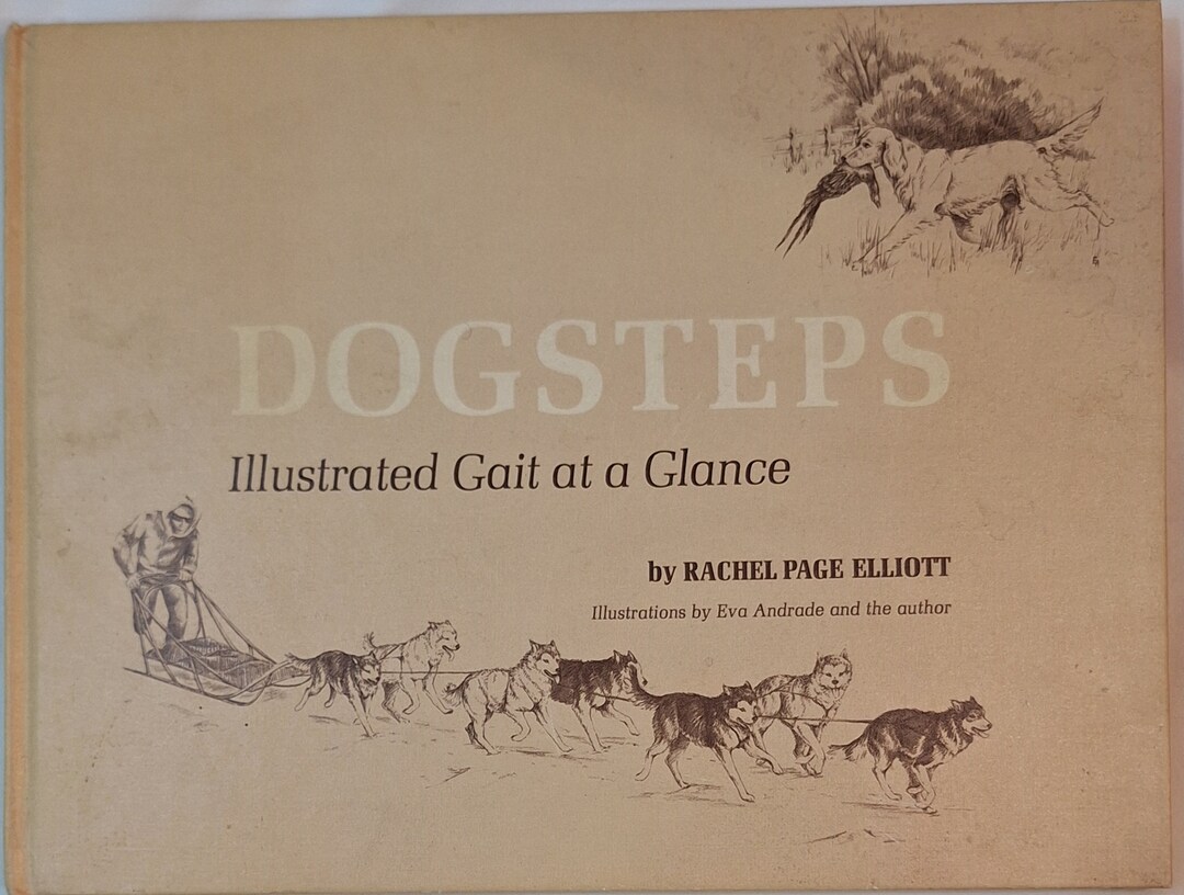 Vintage Book dogsteps by Rachel Page Elliott First Edition 1973 Etsy