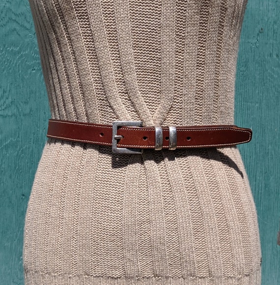 Vintage Belt Stitched Harness Leather – 1980s