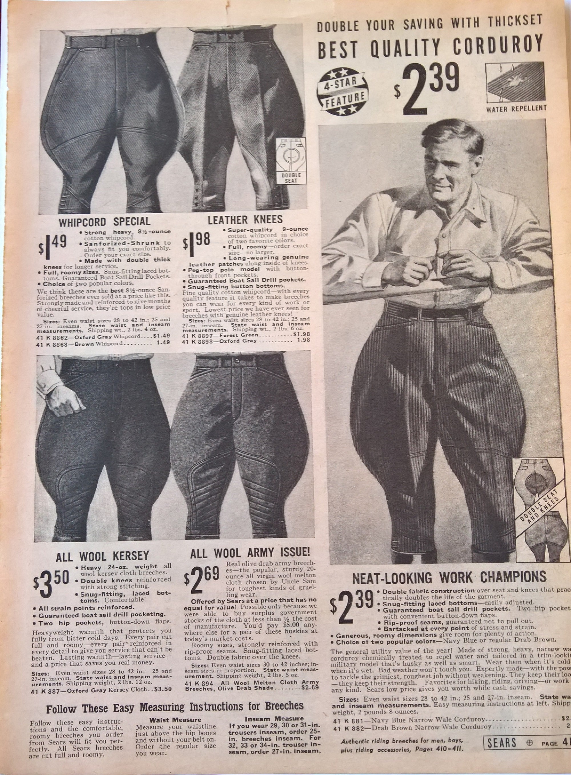 Sears Trapping Supplies 1938 Ad