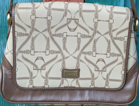 Vintage Handbag Louvier Equestrian Print Crossbody -1980s - Etsy