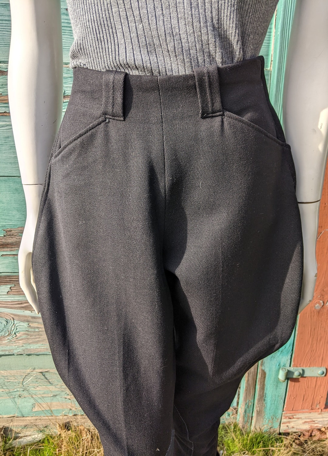 glamb　Fred check jodhpurs-(GB0418-P08) 2713-