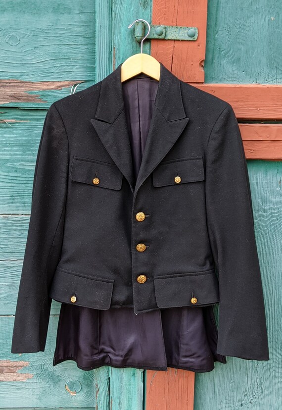 Vintage Men’s Military Jacket Dress/JR Gaunt Buttons … Gem