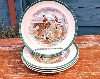 Vintage Spode Hunt Scene Dinner Plate - Etsy Vintage Spode Hunt Scene Dinner Plate - Etsy