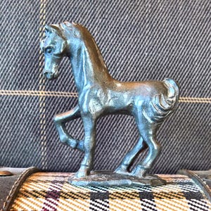 Vintage Horse Figurine Pewter Ampersand-1960s