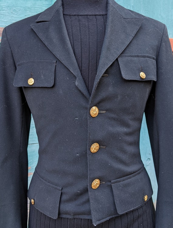 Vintage Men’s Military Jacket Dress/JR Gaunt Buttons … Gem