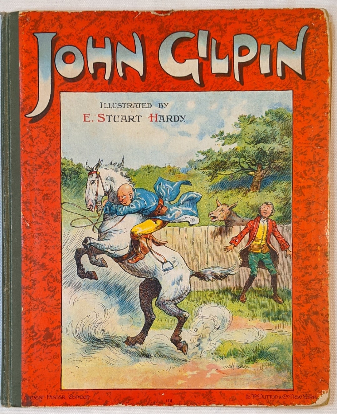 Antique Book the Diverting History of John Gilpin by William Cowper
