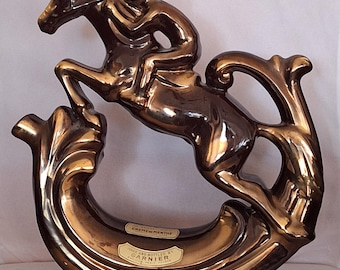 Vintage Liquor Decanter Jumping Horse Garnier France – 1961