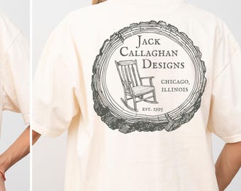 While You Were Sleeping Movie Shirt, Jack Callaghan Designs T-Shirt, RomCom Holiday Film Gift Tee, Christmas Comfort Colors Jack and Lucy