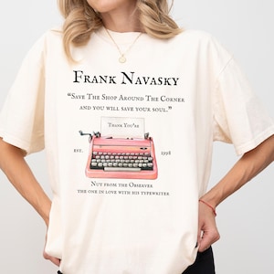 Du hast Mail Comfort Farben Shirt Nora Ephron Frank Navasky 90er Jahre Film Merch T-Shirt Der Shop Um die Ecke Tee Geschenk Bücherwurm Geschenk