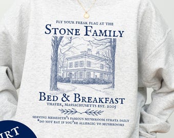 The Family Stone Movie, Holiday Film, Romcom Movie Buff, Christmas Sweatshirt,  Xmas Cozy Sweater, Meredith's Mushroom Strata, Romcoms Gift