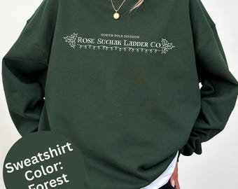 Rose Suchak Ladder Co The Santa Clause Movie Family Matching Christmas Sweatshirt Soft Xmas Crewneck North Pole Elf Holiday Gift Judy Cocoa