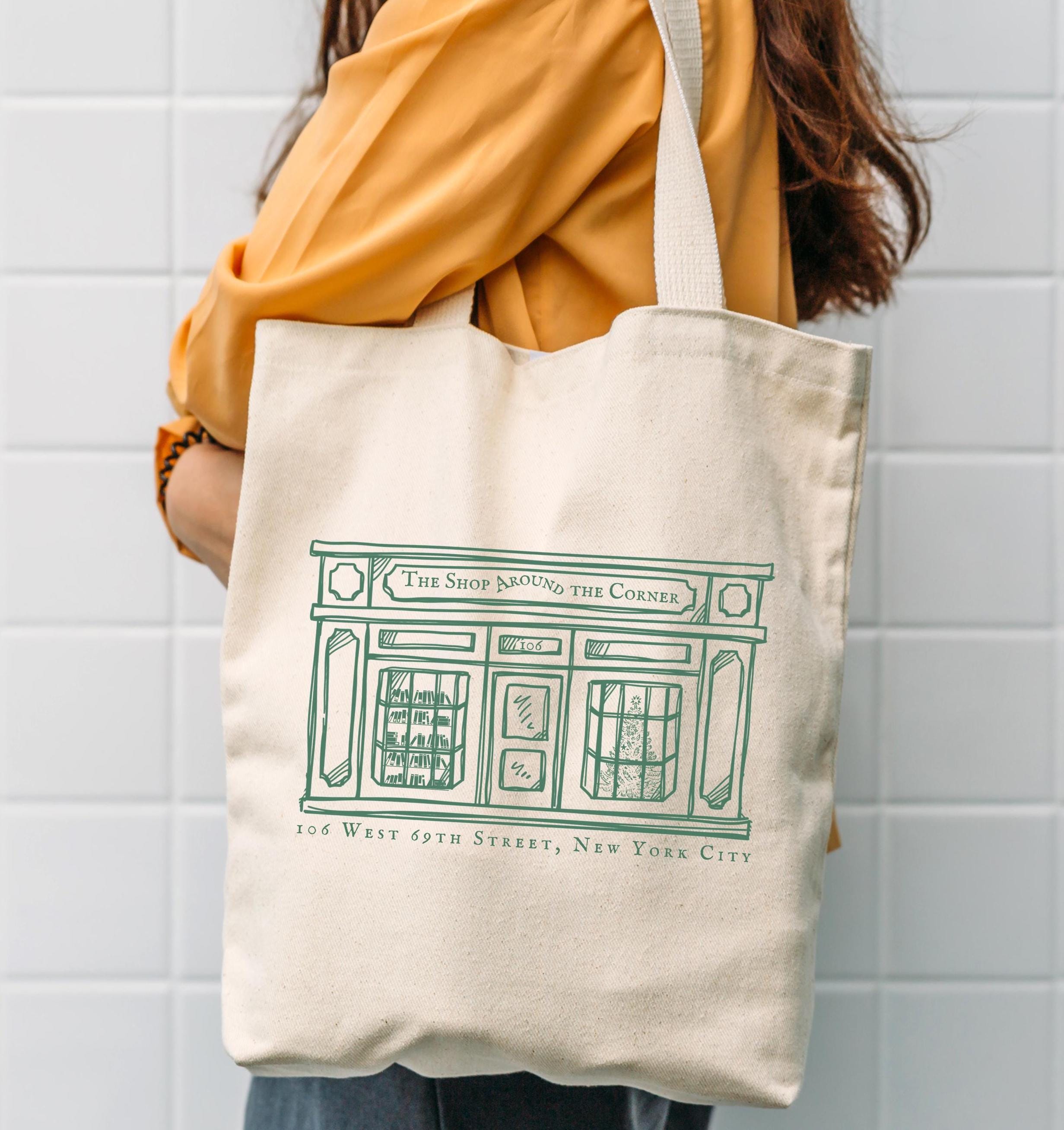 The Shop Around the Corner You've Got Mail Cotton Canvas