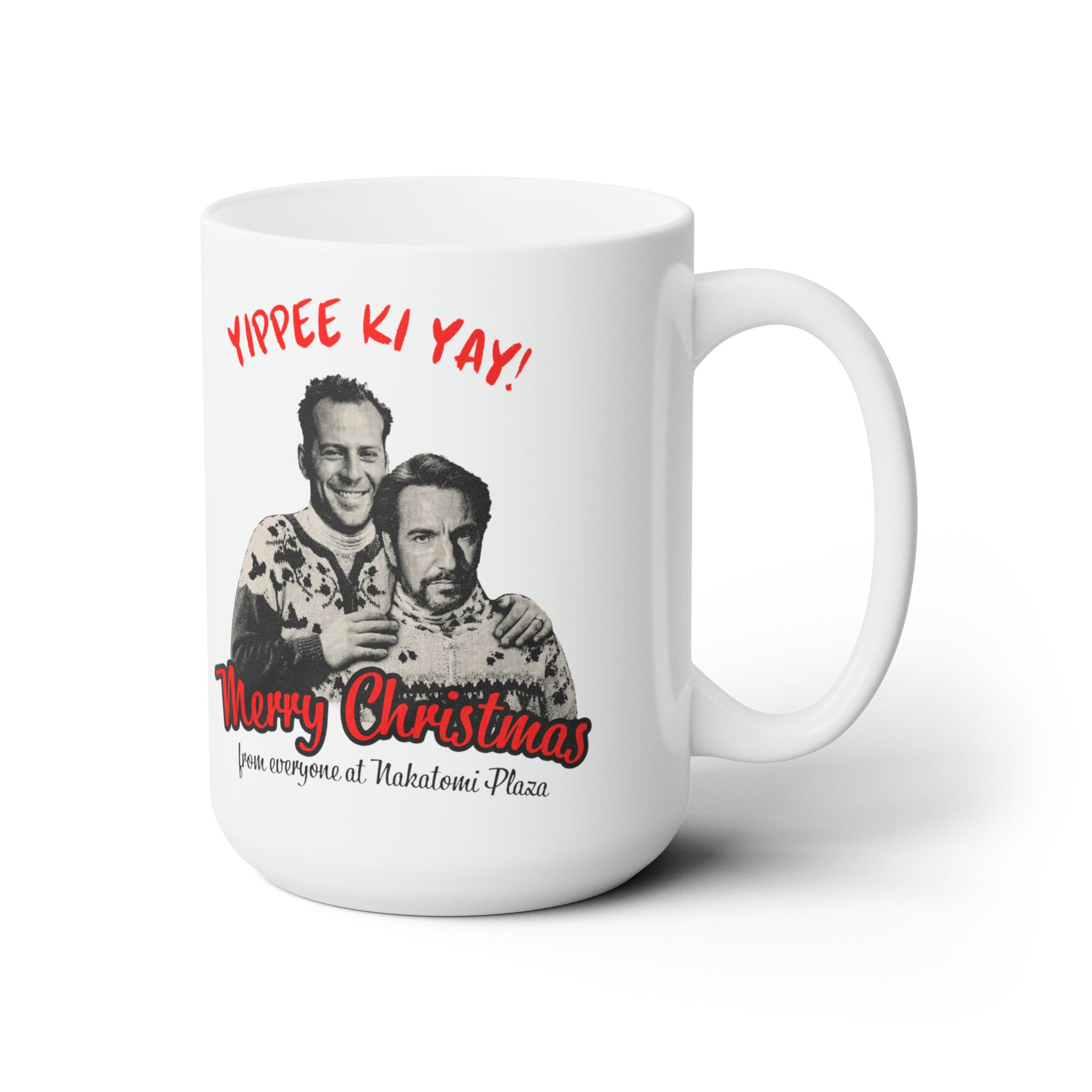 Die Hard Yippee Ki Yay Bruce Willis Nakatomi Plaza Funny Christmas 90's