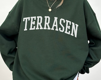 TERRASEN Sweatshirt, Aelin TOG Sweatshirt, Minimal Book Lovers Gift, Throne of Glass Sweatshirt, SJM Subtle Book Merch, ToG Subtle Merch