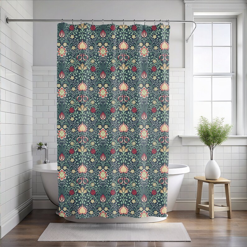 Morrison Modern Tartan Shower Curtain main image 0