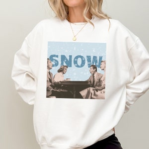 White Christmas Movie Crewneck Sweatshirt 1954 Shirt Hoodie Haynes Sisters Such Devoted Sisters Snow Holiday Gift Sweater Bing Crosby