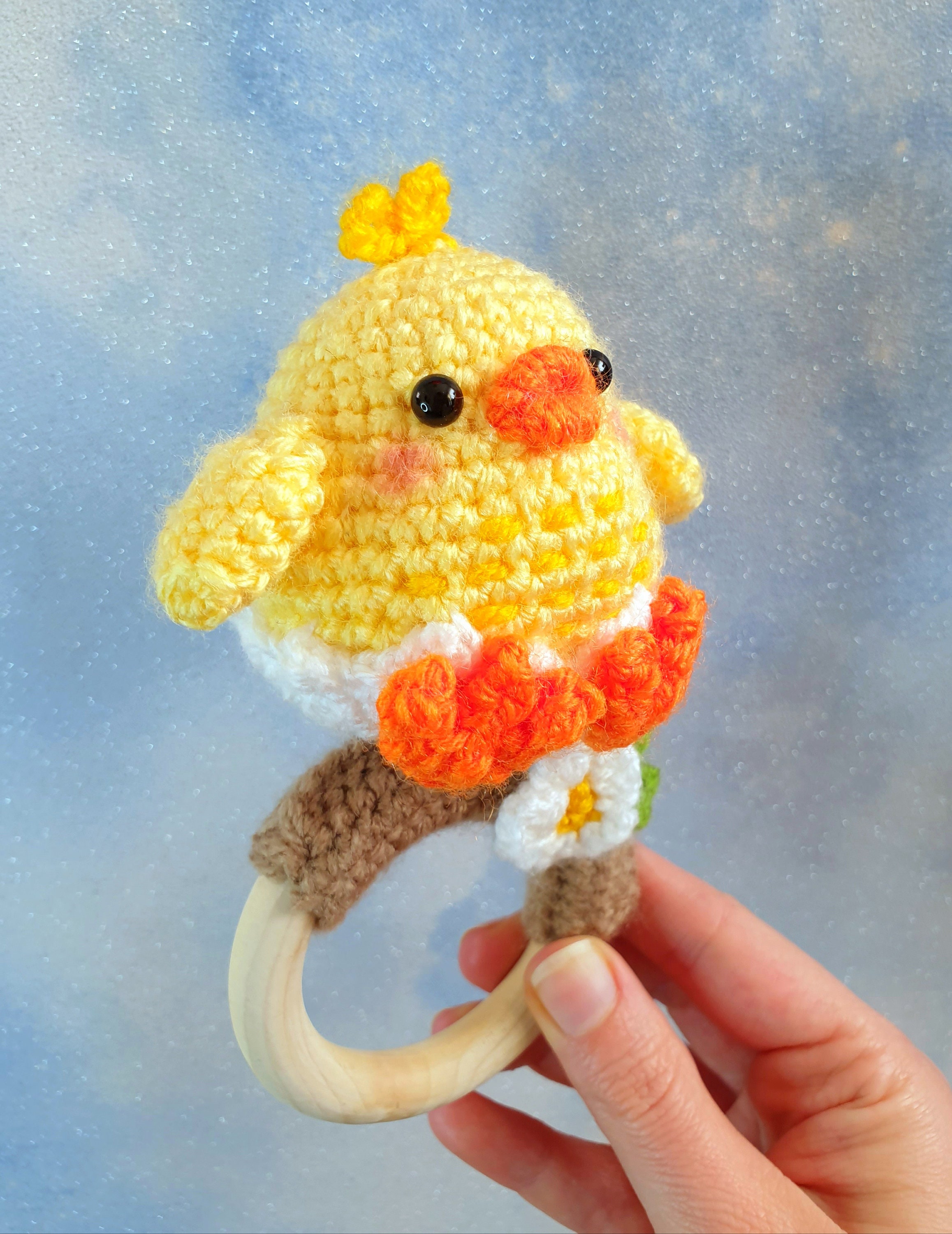 CROCHET PATTERN Bundle Amigurumi Baby Rattle/ Teething Ring Etsy